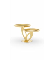QUEEN GOLD 2 Lİ SUNUM TABAĞI 26X20 CM
