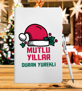 Yılbaşı İçin Kişiye Özel Defter Kalem & Hediye Seti