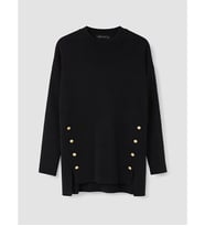 LCW EVERYDAY Siyah Oversize Kadın Triko Kazak