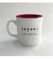 Teyze Baskılı Kırmızı Multi Kupa