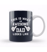 Fathers Day This Is What An Awesome Dad Kupa Bardak Porselen