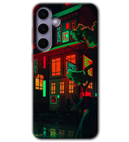 Galaxy S24 Kılıf HD Desen Baskılı Kılıf - China Street