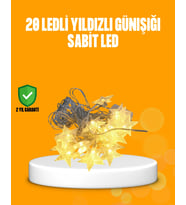 Yıldız Led Işık 5 Metre Dekoratif Aydınlatma Günışığı