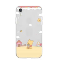 Iphone XR Uyumlu Winnie The Pooh Tasarımlı Şeffaf Telefon Kılıfı