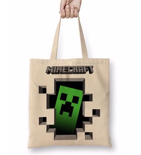 Minecraft Creeper Bez Çanta Uzun Saplı