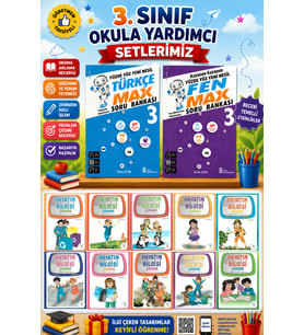 3.Sınıf Türkçe Max + Fen Max + Hayatın Bilgisi Şahane Hikaye Seti