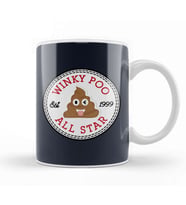 Winky Poo Emoji All Star Converse Logo Kupa Bardak Porselen