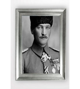 Gümüş Çerçeveli Atatürk Tablo cv935