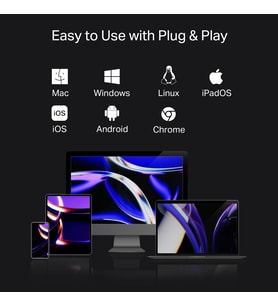 TP-LINK UH7021C USB-C 7port Hub 4K60Hz 100W PD SD