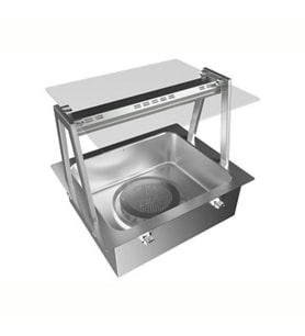 Electrolux Professional Kapasiteli) 1 Adet A Tipi Üst Raf Ve Halojen Lambalı D03H2O