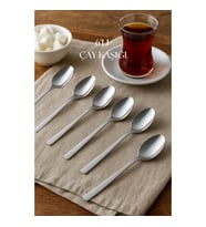 Paslanmaz Çelik 6’Lı Çay Kaşığı Seti