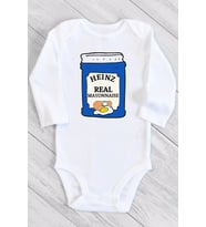 Bebek Beyaz Mayonez Çıtçıtlı Body