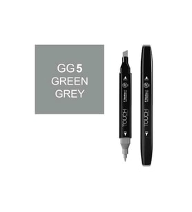 TOUCH TWIN GG5 ÇİFT UÇLU MARKER GREEN GREY