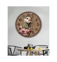 bilge Tasarım RETRO Duvar Saati 40 x 40 CM (Karışık)