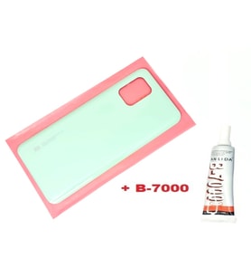 Tkgz Xiaomi Mi 10 Lite Arka Kapak Pil Kapağı (CAM+B-7000) YEŞİL