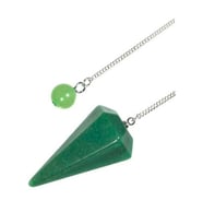 Sertifikalı Aaa+ Kalite Aventurin Taşı Pandül Sarkaç - 4 Cm (Çok Renkli)