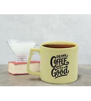 BK Gift Pastel Sarı Middle Kupa Bardak, Arkadaşa Hediye, Ev Hediyesi, Doğum Günü Hediyesi, Ofis Hediyesi-5