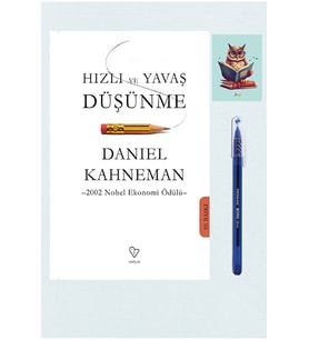 Hızlı ve Yavaş Düşünme - Daniel Kahneman - Varlık Yayınları - Pensan Büro Mavi Tükenmez Kalem