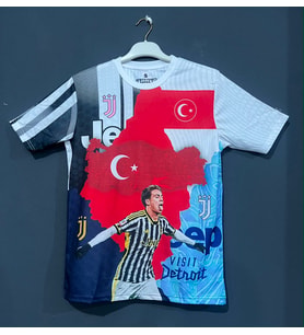 Kenan Yıldız Türkiye - Juventus Özel Tasarım tüm kulüpler Yetişkin Forması