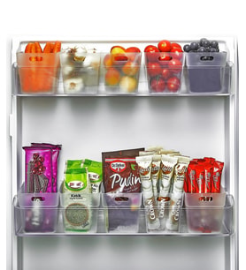 6 Lı Buzdolabı İçi Mini Düzenleyici Kutu Organizer - Buzdolabı Kapak Düzenleyici