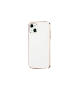 Apple iPhone 13 Uyumlu Kılıf Zore Bark Kapak (Beyaz)