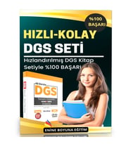 Hızlı-KOLAY DGS Seti (Video ANLATIMLI Süper Kitap)