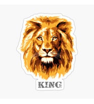 Aslan Araba Sticker Etiket Yapıştırması 19CM md1