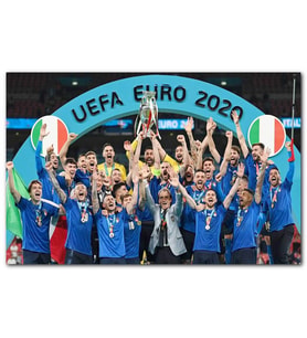 Cakatablo İtaly Uefa Euro 2021 Şampiyonası-  MDF Tablo