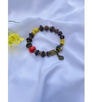 serapis accessories Tasarım Etnik Bohem Seramik Boncuklu Kadın / Kız Mor Bileklik