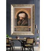 GÜMÜŞ ÇERÇEVELİ PASPARTULU TABLO V636