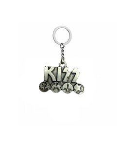 KISS Rock Metal Grup Logolu Anahtarlık – Unisex Aksesuar