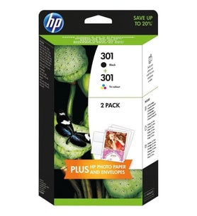 HP 301 J3M81A Siyah ve Renkli Kartuş