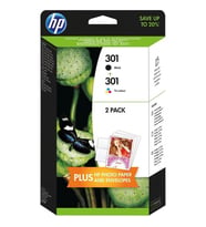 HP 301 J3M81A Siyah ve Renkli Kartuş