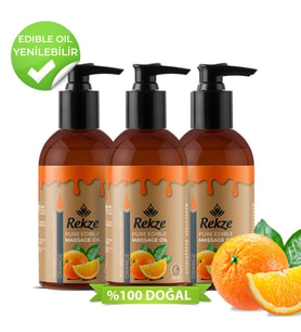 Rekze Portakal Aromalı Vücut Masaj Yağı