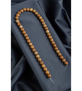 Odun Jasper Doğal Taş Mat Kahverengi Küre Kesim 8mm Dizi [AA]