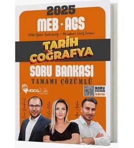 2025 MEB AGS Tarih Coğrafya Soru Bankası Hoca Kafası