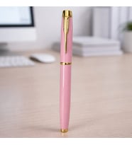 Premium Pembe Metal Roller Kalem