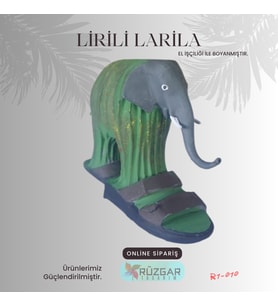 Lirili Larila Tung Tung Sahur Figürü 8 cm Figür (Yeşil)
