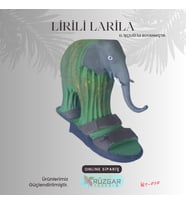 Lirili Larila Tung Tung Sahur Figürü 8 cm Figür (Yeşil)