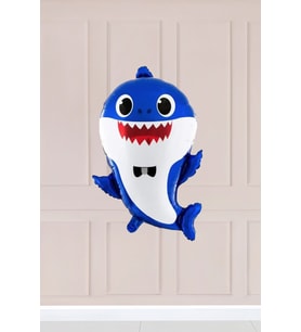 Mavi Baby Shark Folyo Balon