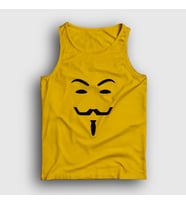 Presmono Unisex Sarı Mask Film V For Vendetta Atlet 255908tt (Sarı)