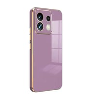 Xiaomi Poco M6 Pro 4g Kılıf Volet Silikon - Mor