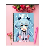 Noel Anime Defter 1 Adet Özel Tasarım A4 Boyutu Telli Çizgili Defter 21*29 Cm