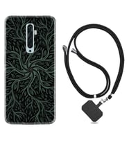 Oppo Reno 2Z 4 Lite 4 Pro 5 6 7 A31 Kılıf Boyun Askılı Silikon Sarmaşıklar 1675