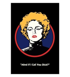 Dıck Tracy Movıe Promo Femme Fatale Tablo Ahşap Poster Dekoratif