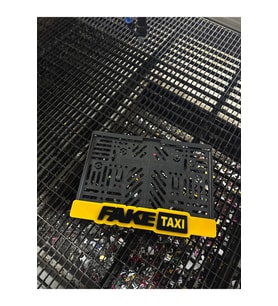 FAKE TAXI MOTOR PLEKSİ PLAKALIK