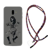Samsung J6 Plus J7 Prime J7 Pro M20 Kılıf Boyun Asklı Rasta Silikon Purest Evil 1627