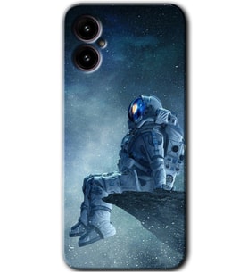 Omix X5 Kılıf HD Desen Baskılı Arka Kapak - Astronot Yalnızlığı