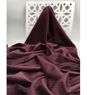 ÇİZGİLİ KADİFE (Mürdüm)