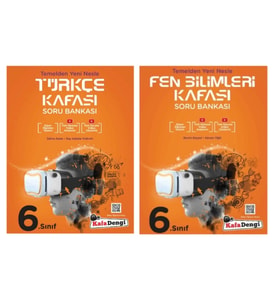 KAFA DENGİ YAYINLARI 6. Sınıf Türkçe + Fen Bilimleri Kafası Soru Bankası